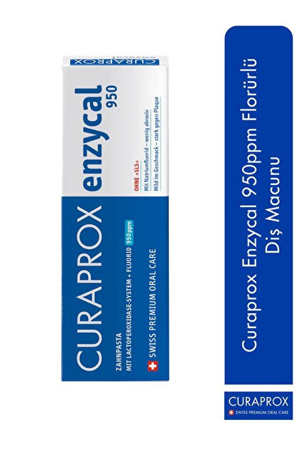 Curaprox Enzycal 950ppm Florürlü Diş Macunu 75ml - Fiyatı, Yorumları
