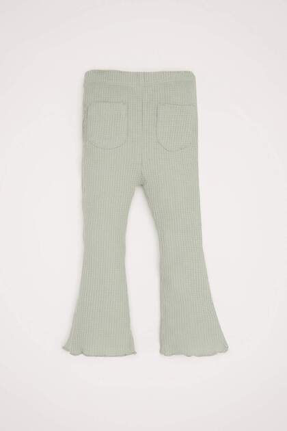Spanish Style Waffle Leggings for Baby Girl E0199A525Sp