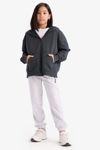 Printed Jogger Sweatpants with Elastic Waistband for Girls D9688A825Sp