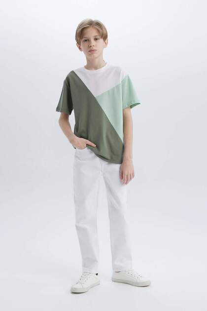 Straıght Fit Düz Paça Basic Jean Pantolon Erkek Çocuk B5616A825SM