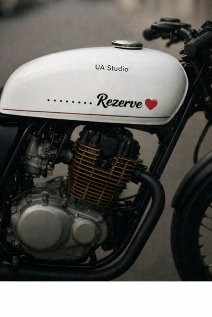 Reserve Writing Sticker 20*4 Car Auto Motorbike Mirror Compatible