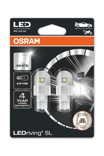 T15 W16W Led Dipsiz Beyaz Ampul 12V 921DWP (1 Takım - 2 Adet)