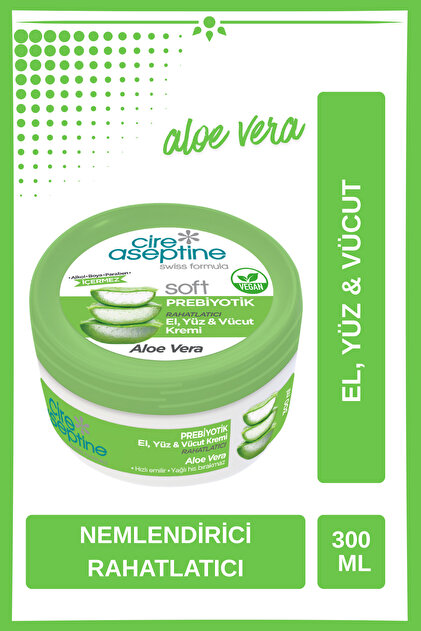 Cire Aseptine Krem 300ml Prebiyotik Aloe Vera - Fiyatı, Yorumları