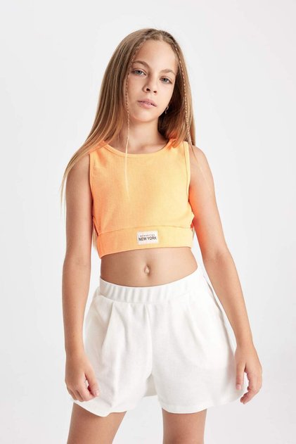Crew Neck Athlete Girls' Top C9643A824Hs