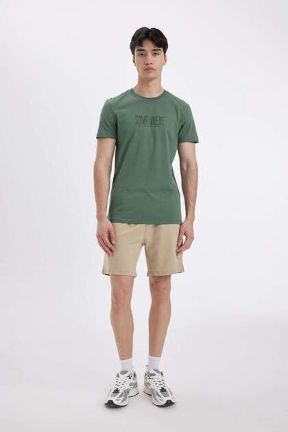 Slim Fit Narrow Leg Shorts A3893Ax24Hs