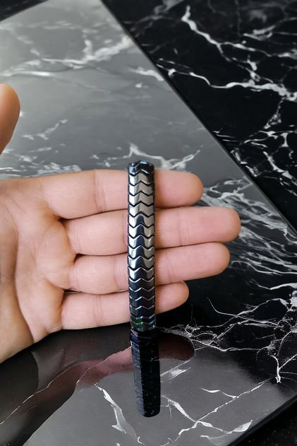 M Hematite Bracelet Dark Gray Shiny Stainless Steel Color Original Natural Hematite Stone Bracelet Will Not Tarnish