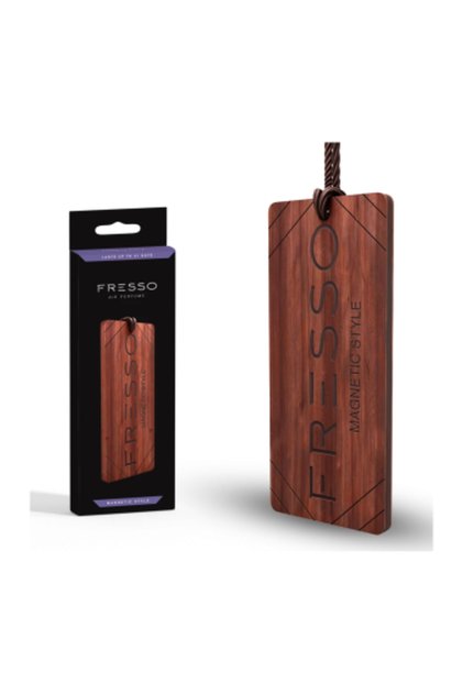 Odorizant auto din lemn FRESSO, stil magnetic