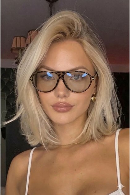 Toms V7 | Sunglasses Soft Color Trend Model Leopard Frame Nude Glass Color 58 Ekartman