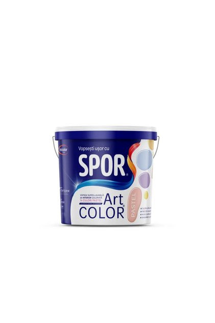 Baza de colorare Spor ArtColor, pentru interior, nuanta pastel, mata, 2 L