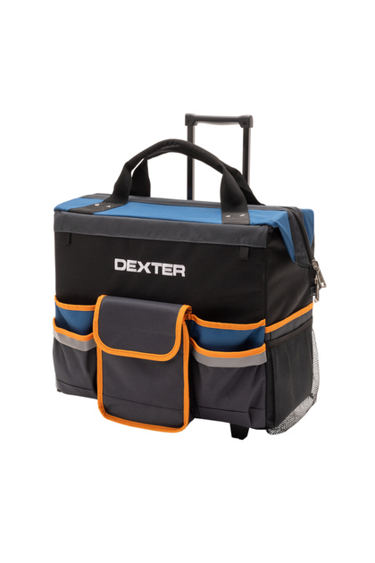 Σακίδιο πλάτης Dexter για εργαλεία τρόλεϊ, με οργανωτή, ύφασμα, 45 L, 44 x 25 x 41 cm