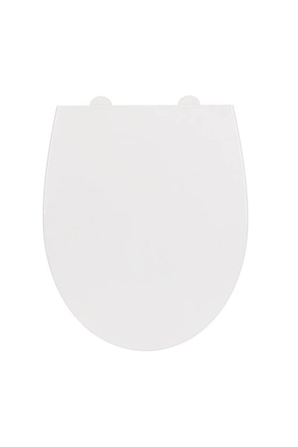 Capac WC Delfi, din polipropilena, inchidere standard, , alb