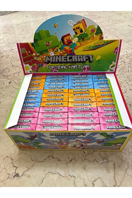 MyClean Toys Minecraf orijinal kartlar 48 mini kutu - Fiyatı