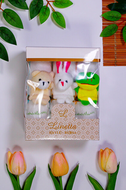 enex life Maskot Figürlü Kadife Mutfak Havlusu 3'lü Set - Fiyatı
