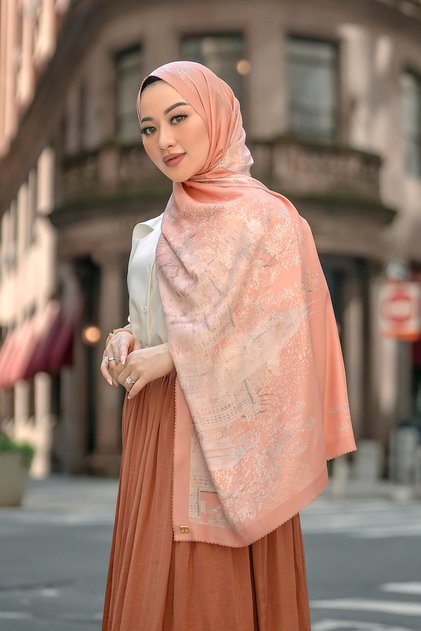 New York 3 Satin Shawl - Nomad