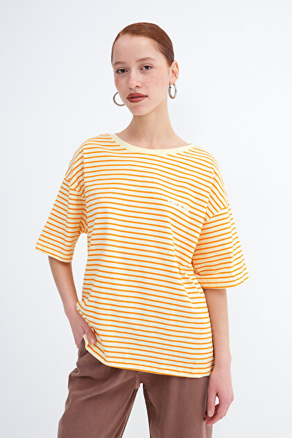 Addax Çizgili T-shirt P18978 - Fiyatı, Yorumları