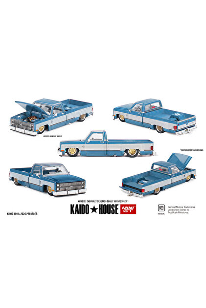 HOT WHEELS Mini GT 1/64 KaidoHouse Chevrolet Silverado Dually