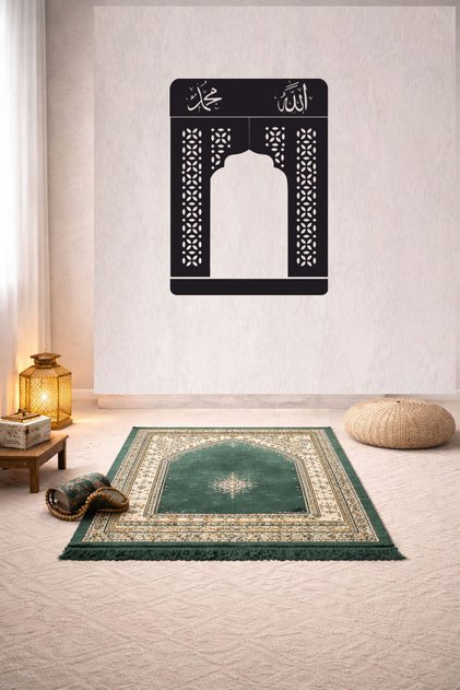 DEKORATİF PANEL MİHRAP NAMAZ ODASI DUA ODASI DUVAR DEKORU AHŞAP MDF