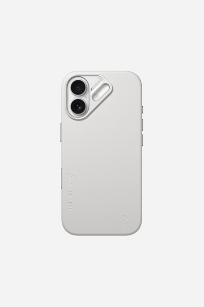 iPhone 17 Compatible Magsafe Compatible Vegan Leather Case (A17) White