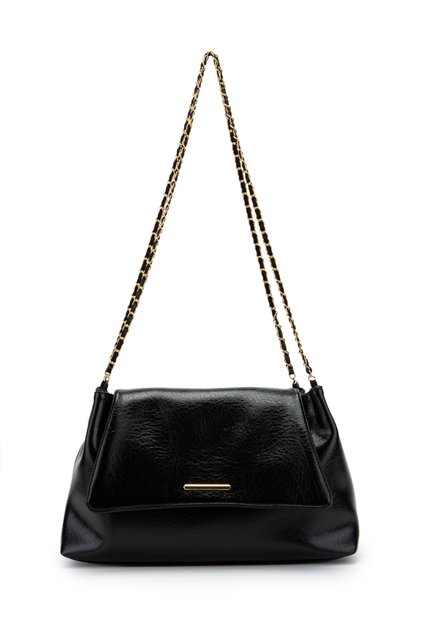 Elegant Design Sarrah Women's Shoulder Bag with Cover Bag Black