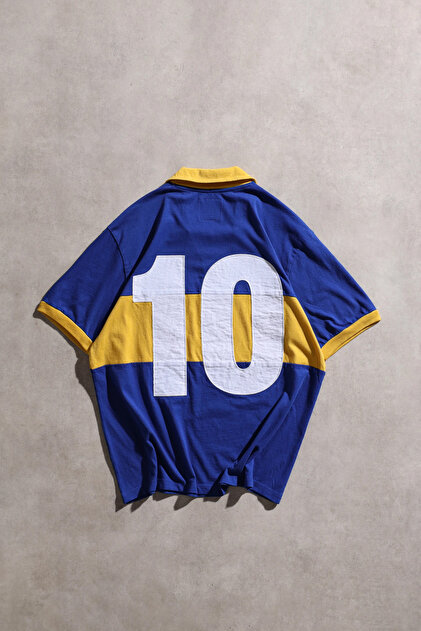 Superfly Retro Boca Juniors 10 Numara Regular Fit Futbol Forması