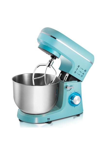 5.5L Electric Stand Mixer with Stainless Steel Bowl, 6 Speed Kitchen Mixer for Baking with Dough Hok