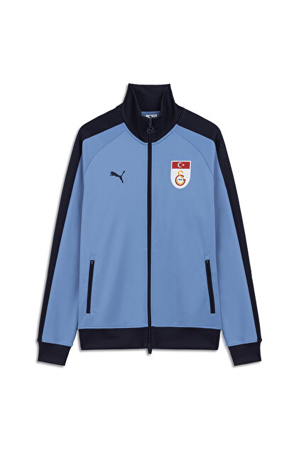 Galatasaray 2025/26 T7 Retro Erkek Mavi Futbol Ceket 78820182