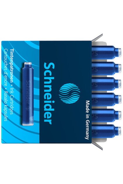 Patroane SCHNEIDER, 6buc/set - cerneala albastru royal