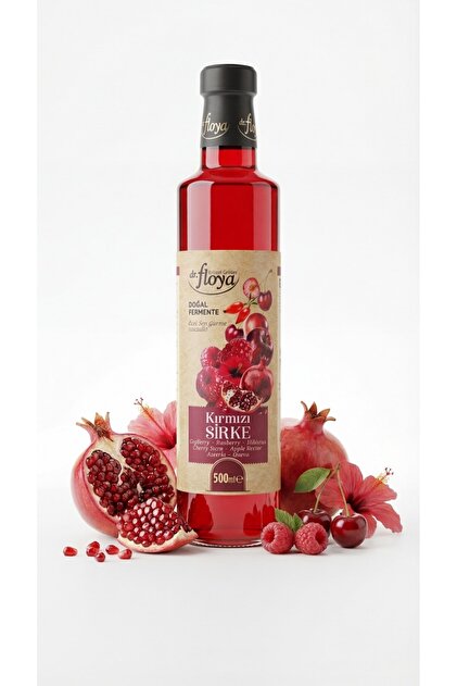Dr. Floya Kırmızı Sirke Doğal Fermente 500 ML - Fiyatı, Yorumları