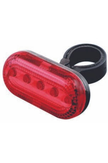 STOP - HI FIVE 5 LED-uri Rosii SUPER BRIGHT 2 Functii Tija sa: Φ25.4 - 31.8mm Structura rezistenta