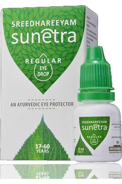 Ayurveda Sunetra Regular Herbal Eye-drops (17-60 Years Age)