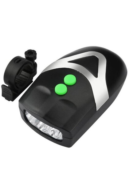 LANTERNĂ + CLAXON - 3 LED-uri - 3 funcții