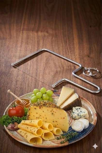 Velen Stainless Cheese Vegetable Fruit Slicer and Replacement Cutting Wire