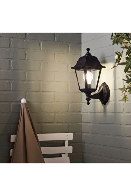 Aplica exterior Sima, 1 x E27, 25 W, IP44, negru