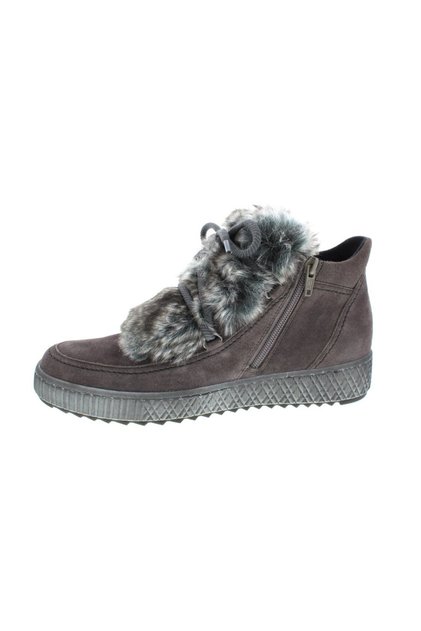 Ghete Damă - Piele Întoarsă - mărime 36 - Maro Închis - Casual Toamnă Iarnă Fermoar 3 cm