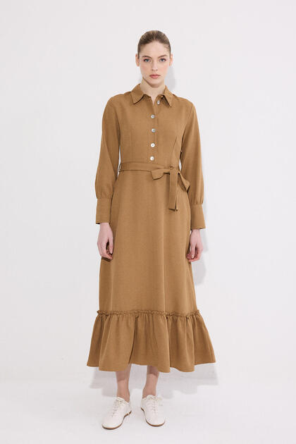 BELLY LINEN DRESS