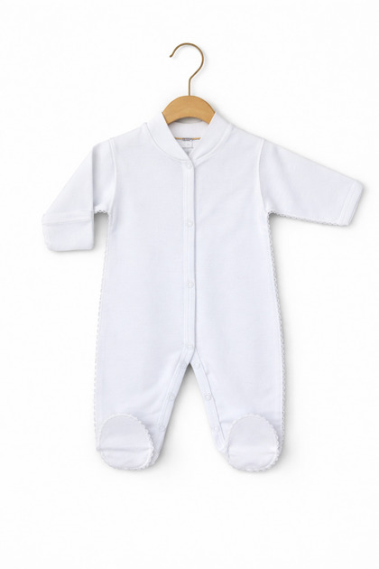 Reverse Stitch Overalls with Built-In Gloves