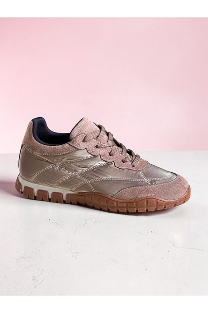 SCR Kahve Paraşüt Kumaşlı Kadın Sneakers 23 ELZ