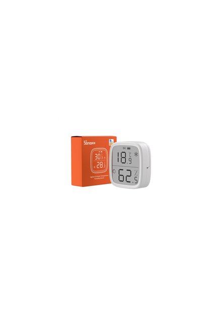 Senzor de temperatura si umiditate wireless Zigbee SNZB-02D, display LCD 2.5 inch