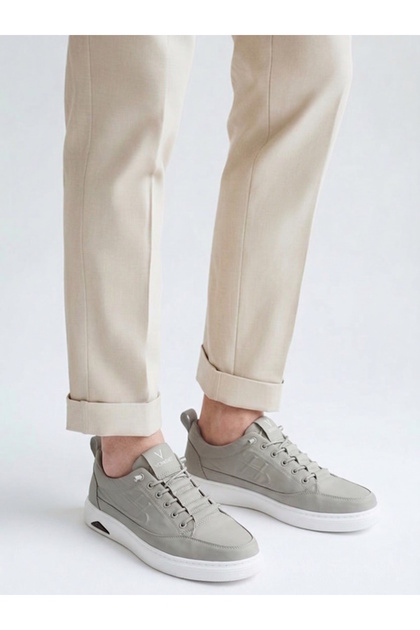 Voyager V26YA-E327 Haki Microfiber Kumaş Erkek Günlük Sneaker