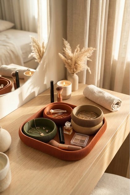 Tray and Cup Organizer Set