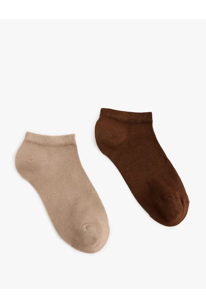Modal Mixed Set of 2 Bootie Socks