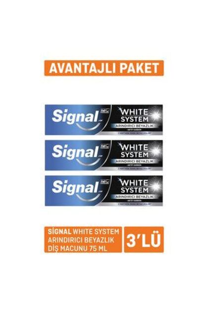 White System Purifying Whiteness Toothpaste 75ml X 3
