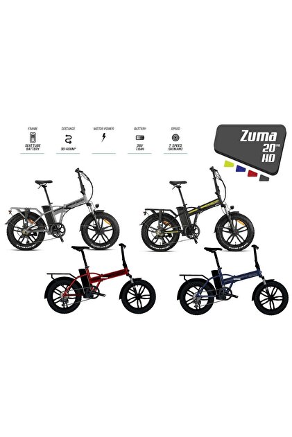 Kron Elektrone Zuma 20 Jant Hidrolik Fren Katlanabilir 36 V 350