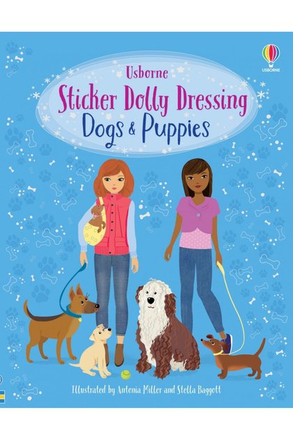 Sticker Dolly Dressing Dogs and Puppies