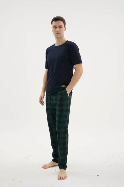 New Season Cotton - Modal Men's Stylish Design Pajama Set