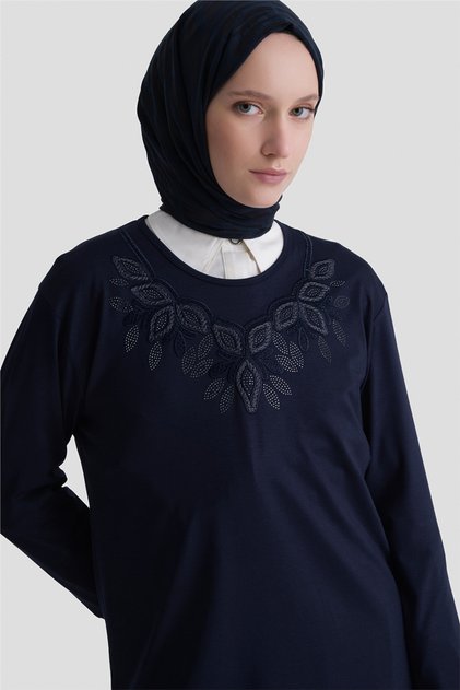 Combed Navy Blue