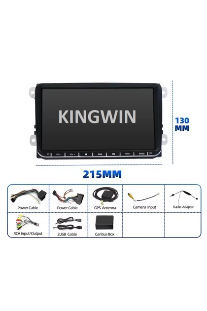 Kingwin 9 inç Volkswagen Skoda Uyumlu 2GB RAM 32GB HAFIZA Android