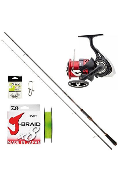 DAIWA New Crossfire 270 CM 10-35 GR Kamış - Ninja 3000CXH Makina