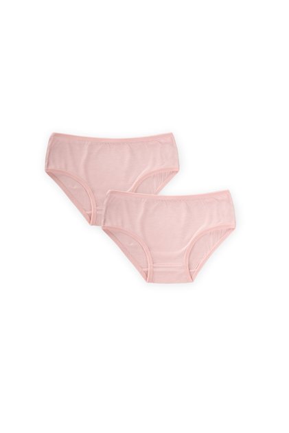 Double B Piped Slip Panties 2-9 Years Powder Pink