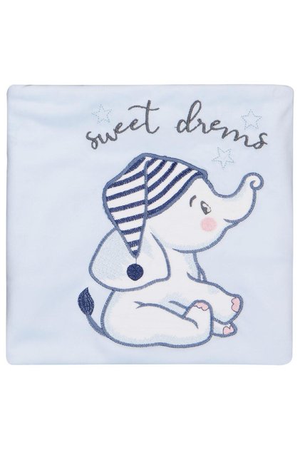 Filli Embroidery Blanket - Blue